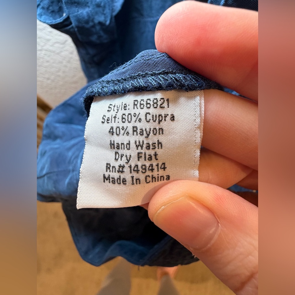 Johnny Was Hailey Cargo Pants in Blue Size 6 - Picture 10 of 10